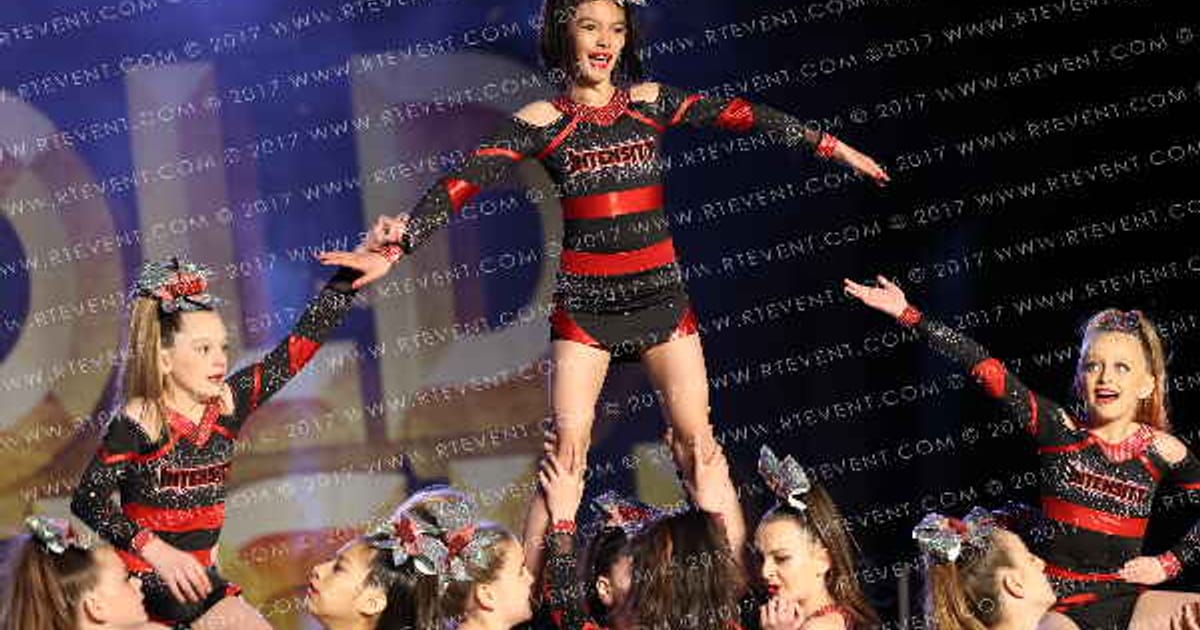 Intensity Cheer Elite Venom · Gold Rush Vegas