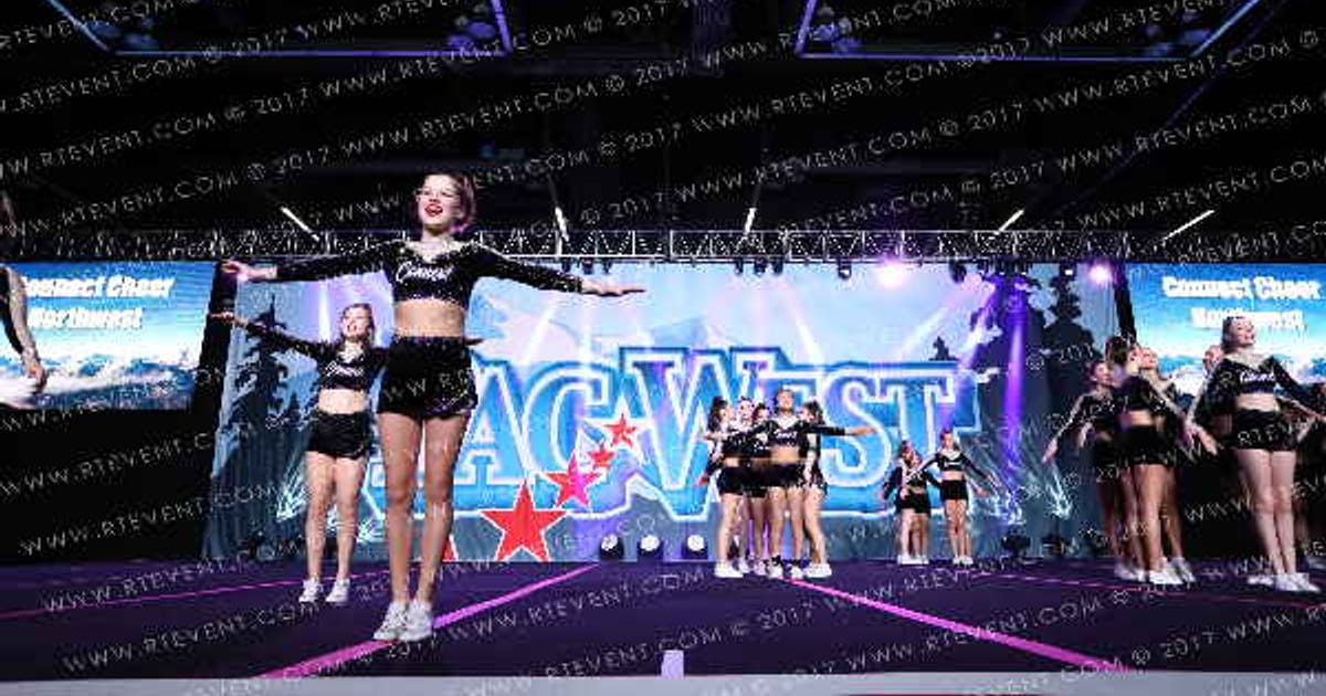 Connect Cheer Northwest Scarlet · Pacwest Portland Grand Nationals CORRECTED