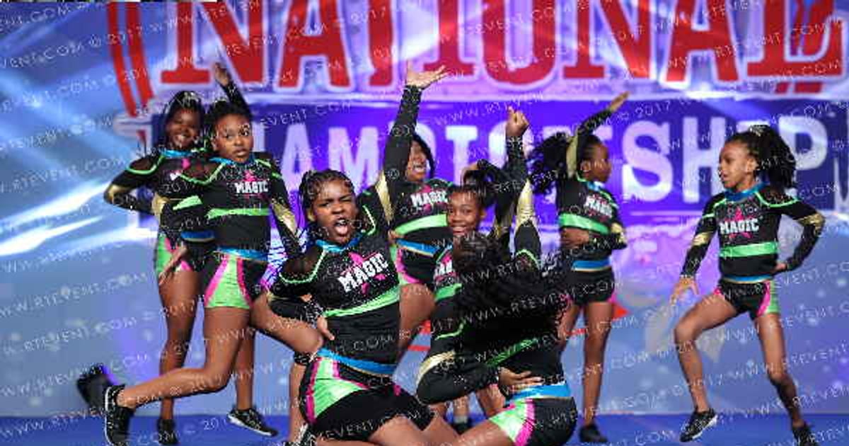 Extreme Cheer Magic Cold Gold · The Grand National Championship