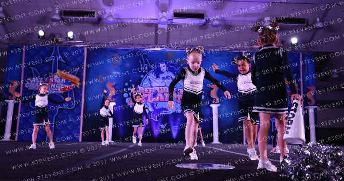 Delco Storm Cheer Raindrops · ASC Return to Atlantis Baltimore Showdown