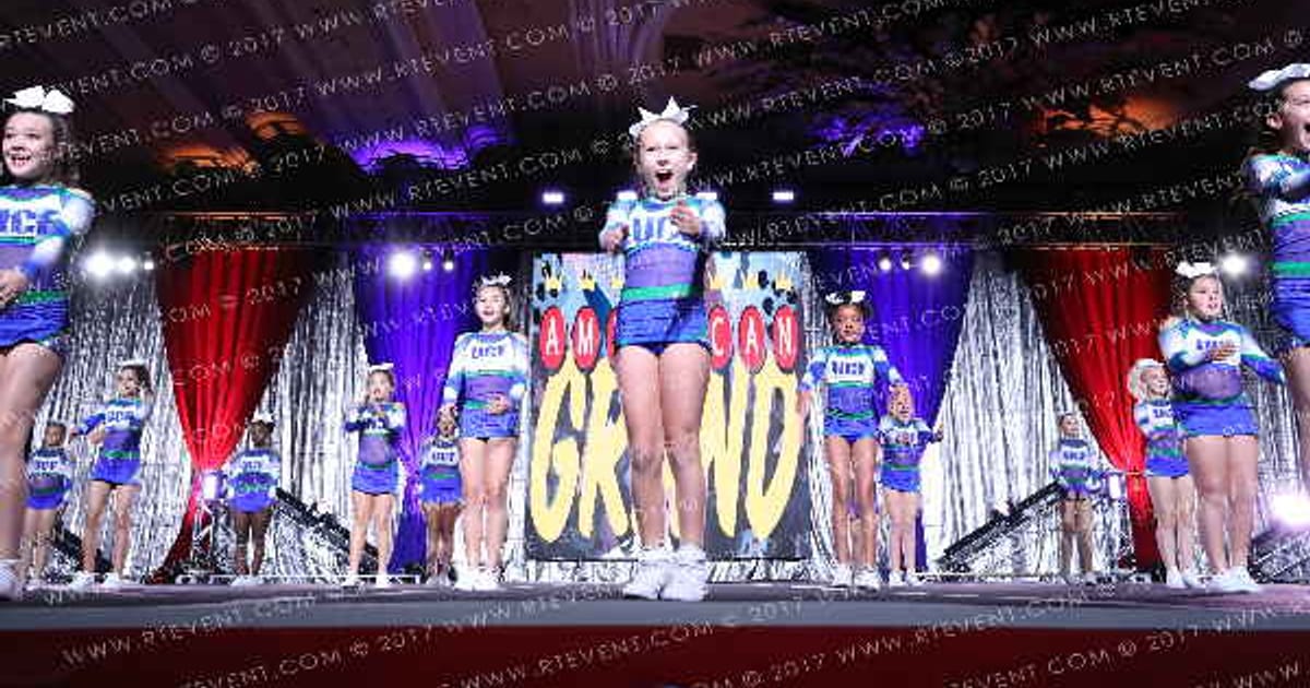 University Cheer Force SNOW · The American Grand Las Vegas Grand Nationals DIDII