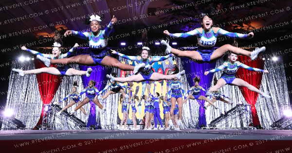University Cheer Force Frost · The American Grand Las Vegas Grand Nationals DIDII