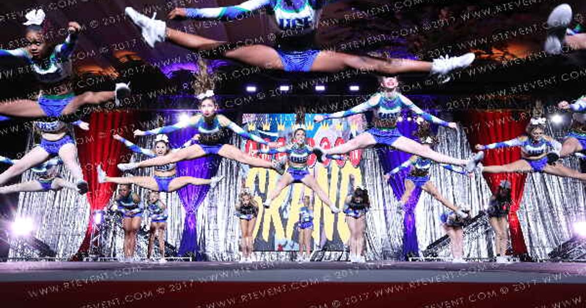 University Cheer Force Black Ice · The American Grand Las Vegas Grand Nationals DIDII