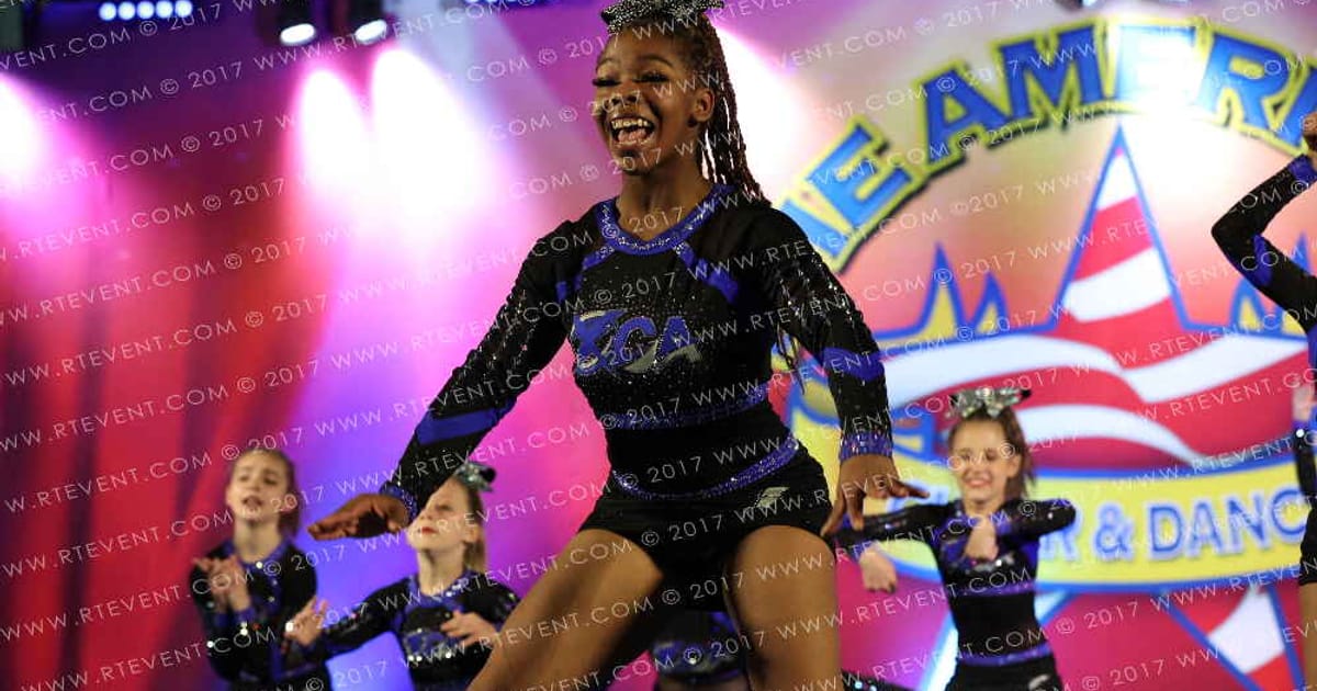 Xtreme Carolina Athletics Thunder · The American Royale Sevierville Nationals DIDII Option A CORRECT