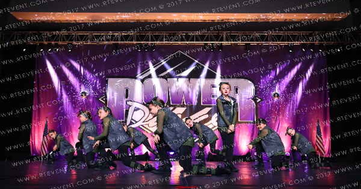 Raevin Dance Factory DFE Mini Prep Hip Hop · Power Dance Nationals Galveston