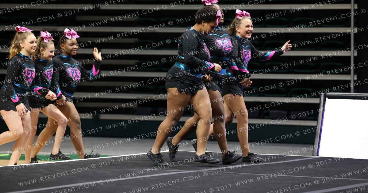 Palmetto Cheer Elite Blue Topaz · JAMfest Charlotte Classic DIDII Option A