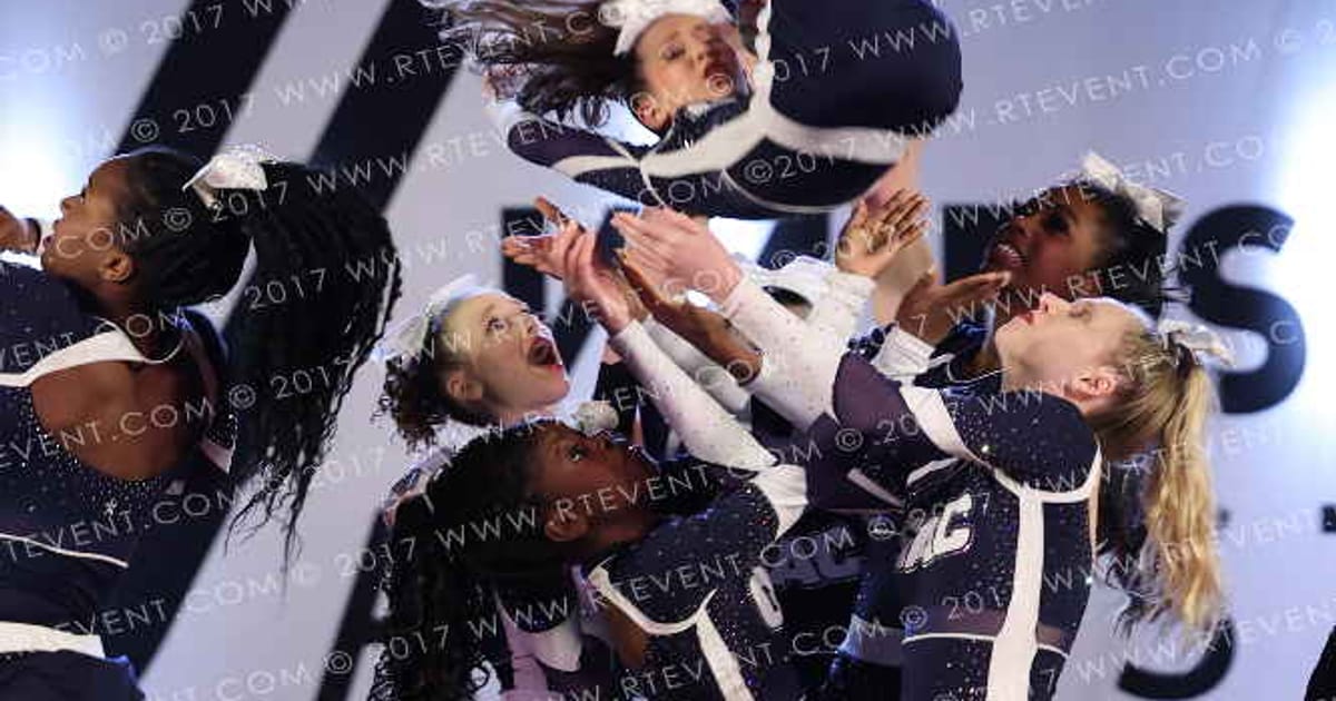 Greensboro All Star Cheerleading Black Diamonds · Encore Richmond Showdown DIDII