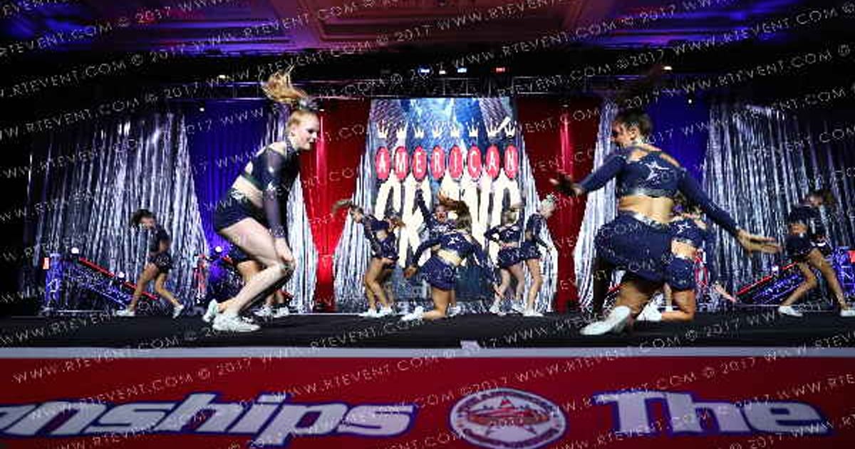 Macs Allstar Cheer MACS CODE X · The American Grand Las Vegas Grand Nationals DIDII