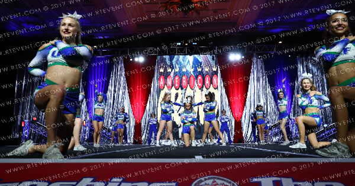 University Cheer Force FIRESTORM · The American Grand Las Vegas Grand Nationals DIDII