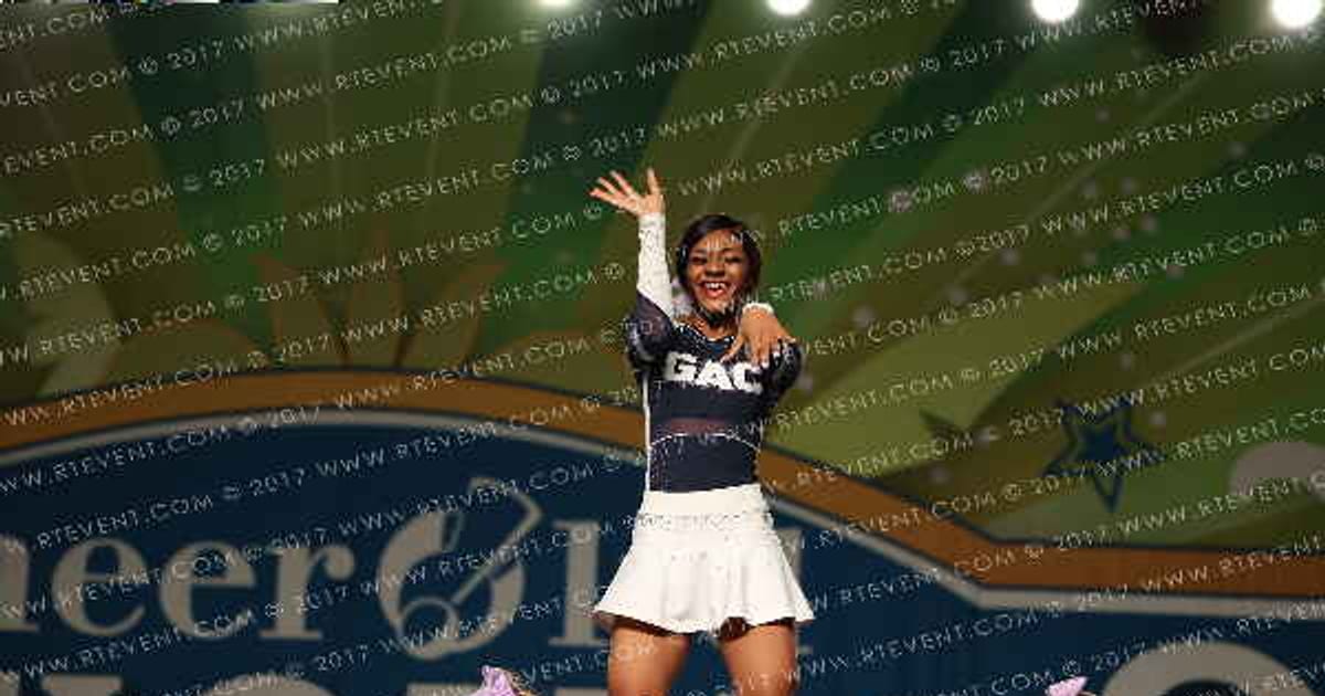Greensboro All Star Cheerleading White Diamonds · CanAm