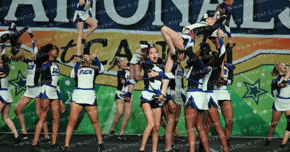 Athletic Cheer Force Blue Angels · CanAm