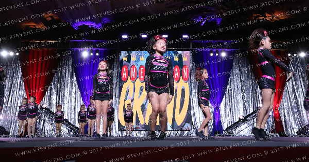 West Coast Fame Allstars Cheer MISFITS · The American Grand Las Vegas Grand Nationals DIDII