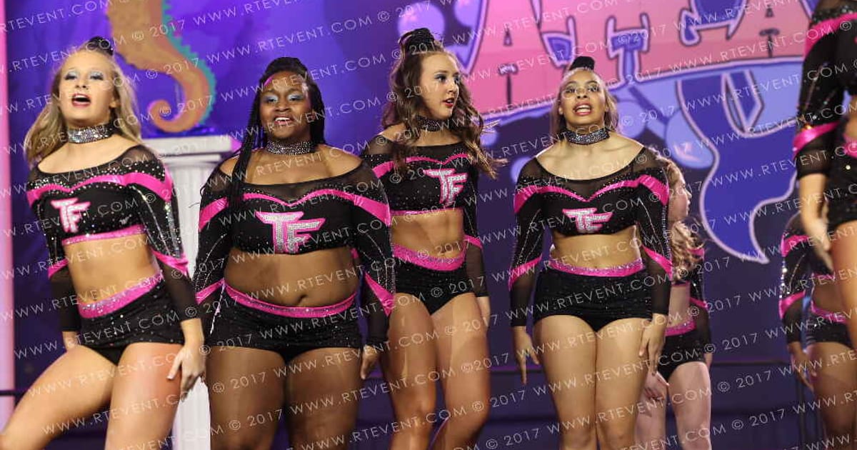 Titanium Force Cheer Black Out · ASC Return to Atlantis Schaumburg Showdown