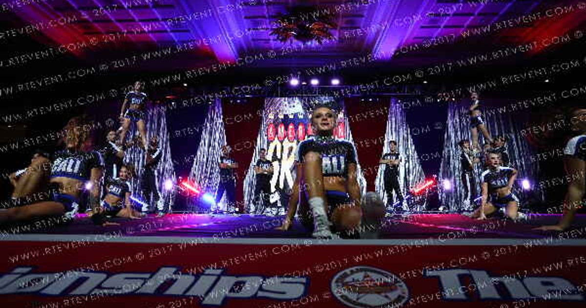 The California All Stars- San Marcos Cali Coed · The American Grand Las Vegas Grand Nationals DIDII