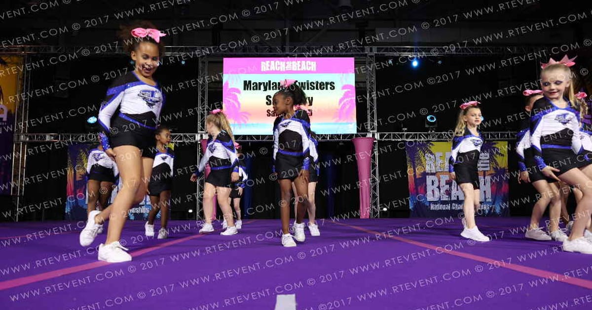 Maryland Twisters Salisbury Lil Waves · ACDA Reach the Beach Ocean City Grand Nationals DIDII AllStar