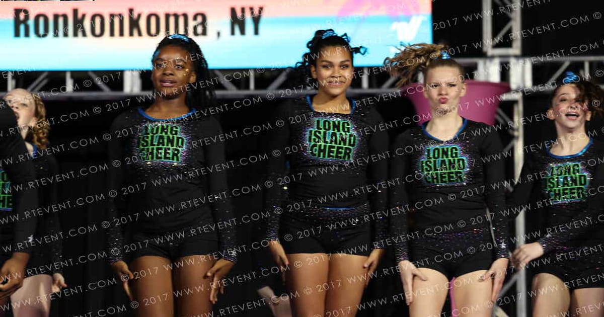 Long Island Cheer Black · ACDA Reach the Beach Ocean City Grand Nationals DIDII AllStar