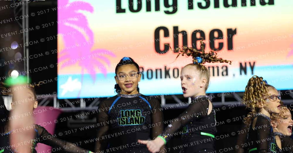 Long Island Cheer Turquoise · ACDA Reach the Beach Ocean City Grand Nationals DIDII AllStar