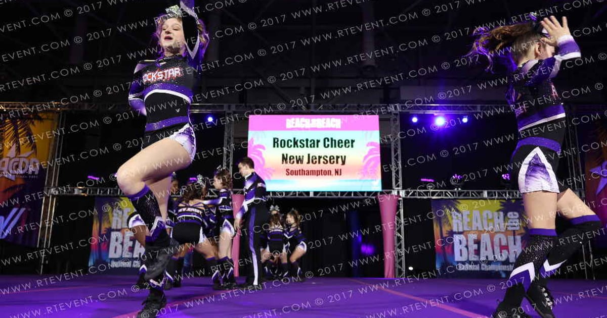 Rockstar Cheer New Jersey Busta Rhymes · ACDA Reach the Beach Ocean City Grand Nationals DIDII AllStar