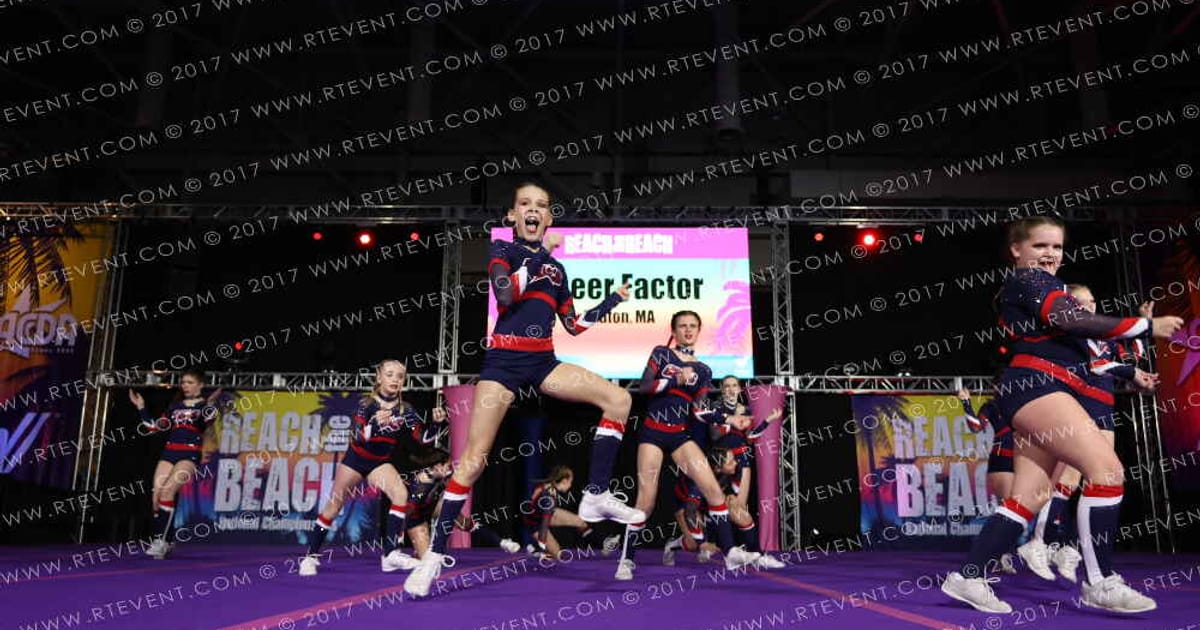 Cheer Factor Destiny · ACDA Reach the Beach Ocean City Grand Nationals DIDII AllStar