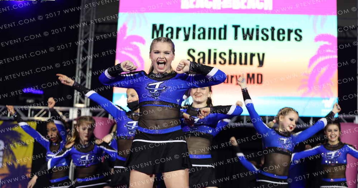 Maryland Twisters Salisbury Shade · ACDA Reach the Beach Ocean City Grand Nationals DIDII AllStar