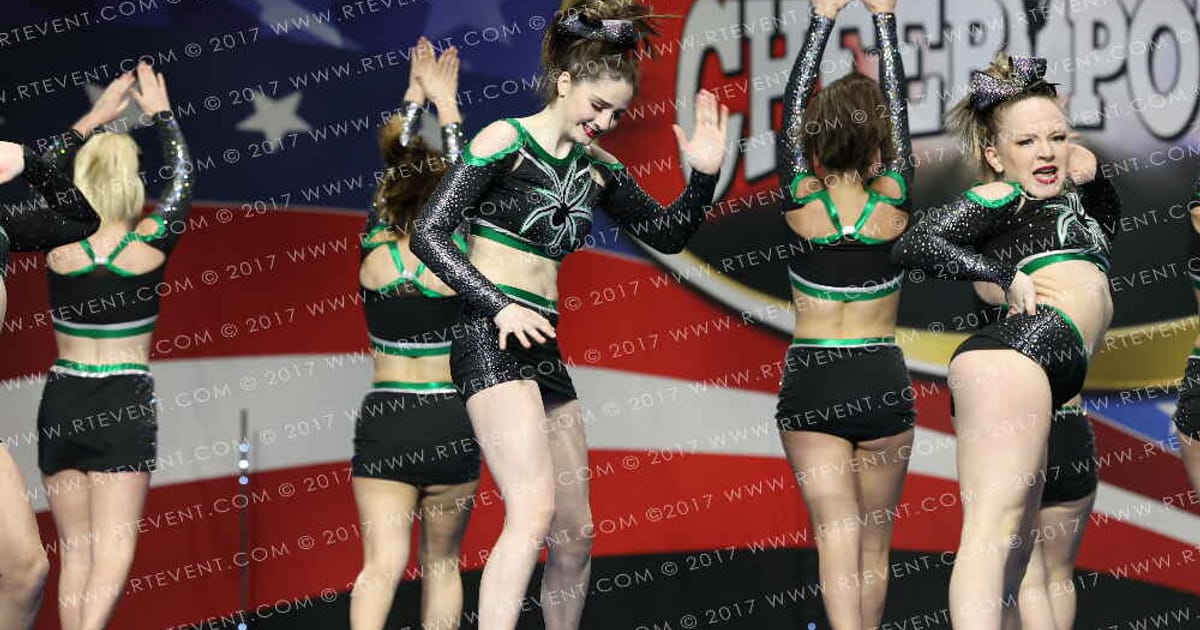 Pittsburgh Poison All Stars Kiss · American Cheer Power Columbus Grand Nationals