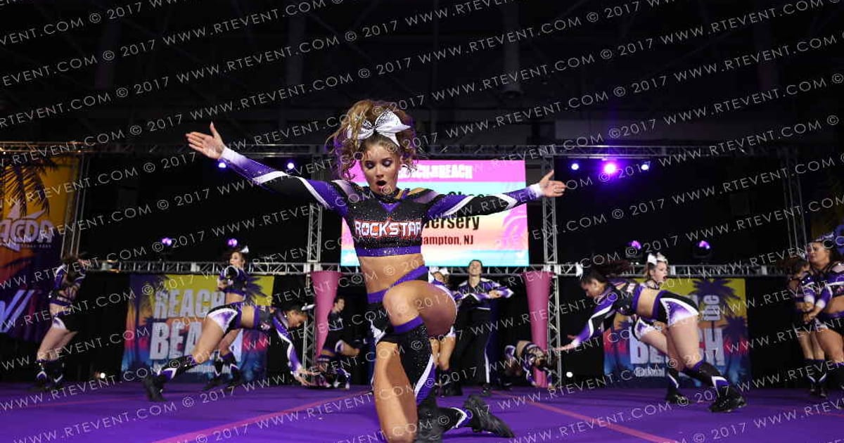 Rockstar Cheer New Jersey Jagged Edge · ACDA Reach the Beach Ocean City Grand Nationals DIDII AllStar