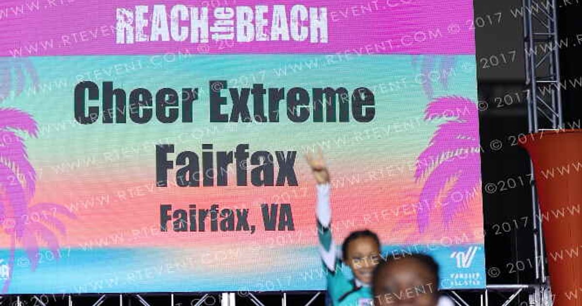 Cheer Extreme Fairfax TRIPL3 T3AL · ACDA Reach the Beach Ocean City Grand Nationals DIDII AllStar