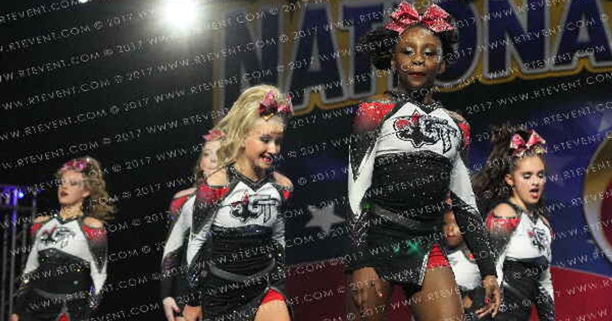 GymTyme All-Stars Scarlet · American Cheer Power Columbus Grand Nationals