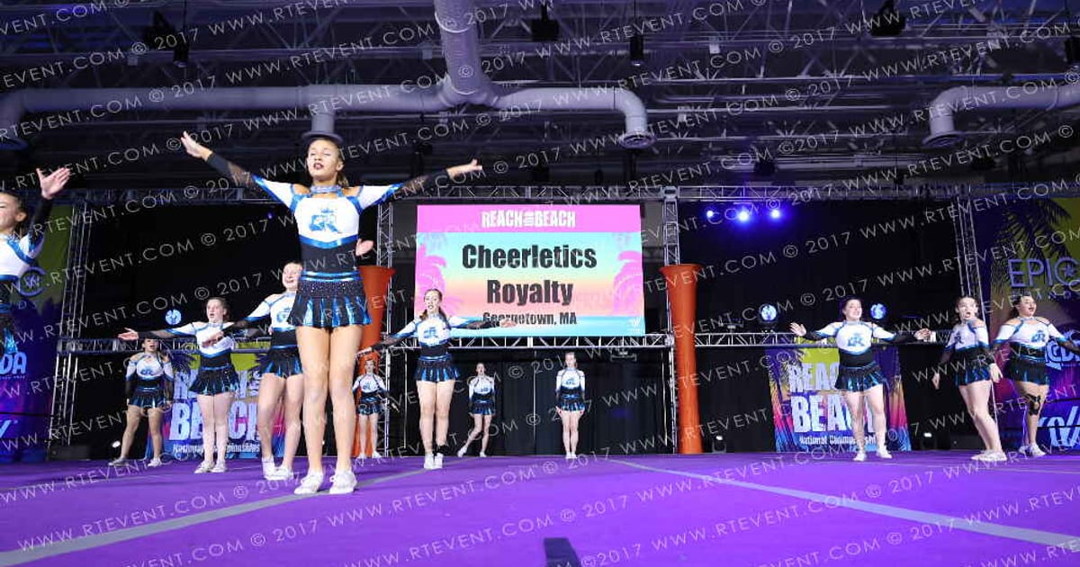 Cheerletics Royalty LEMONADE · ACDA Reach the Beach Ocean City Grand Nationals DIDII AllStar