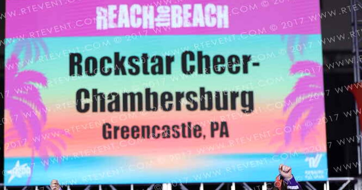 Rockstar Cheer - Chambersburg The Starting Line · ACDA Reach the Beach Ocean City Grand Nationals DIDII AllStar