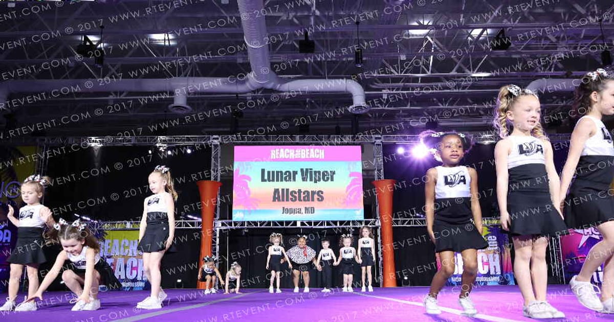 Lunar Viper Allstars Shimmer · ACDA Reach the Beach Ocean City Grand Nationals DIDII AllStar
