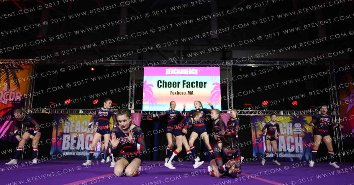 Cheer Factor Mystique · ACDA Reach the Beach Ocean City Grand Nationals DIDII AllStar