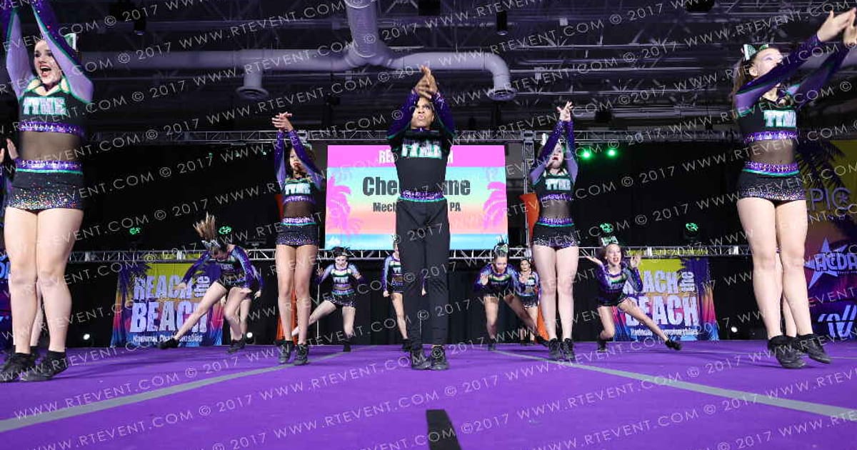Cheer Tyme Heart Stoppers · ACDA Reach the Beach Ocean City Grand Nationals DIDII AllStar