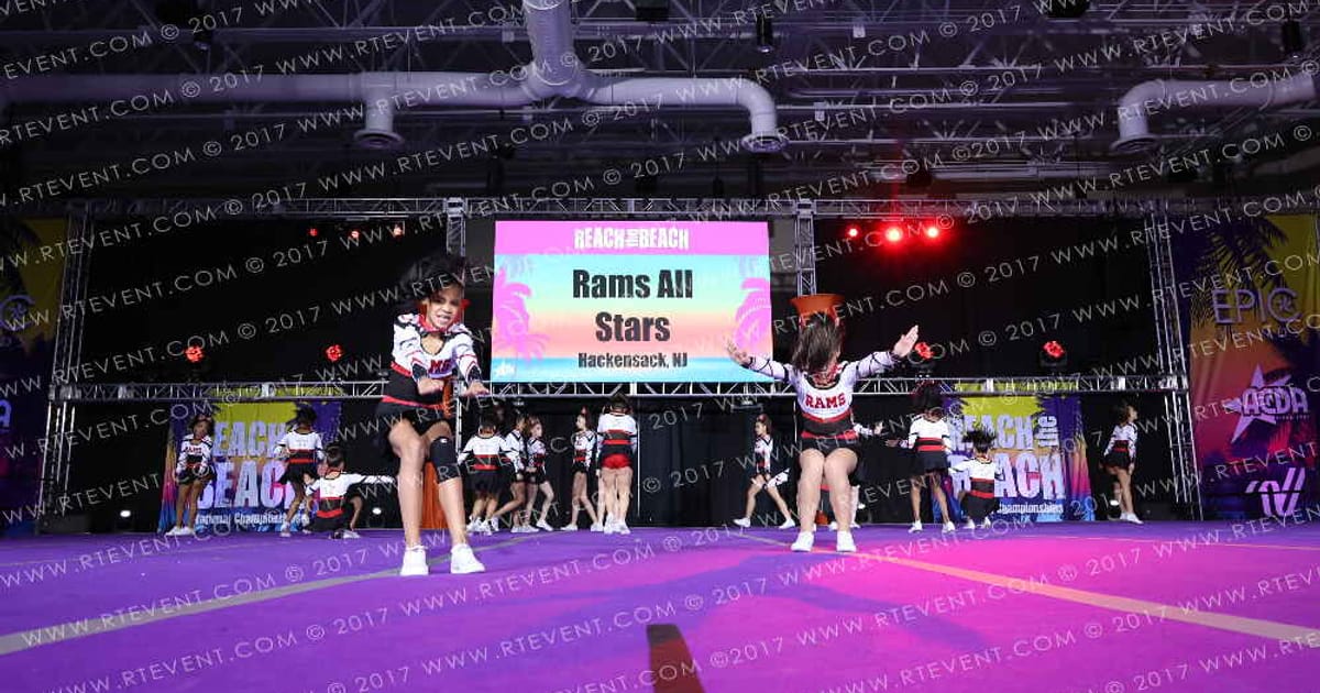 RAMS All Stars BLAZE · ACDA Reach the Beach Ocean City Grand Nationals DIDII AllStar