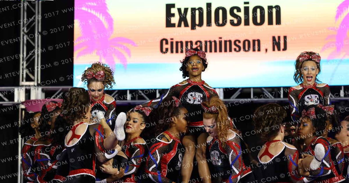 New Jersey Spirit Explosion Hot Topic · ACDA Reach the Beach Ocean City Grand Nationals DIDII AllStar