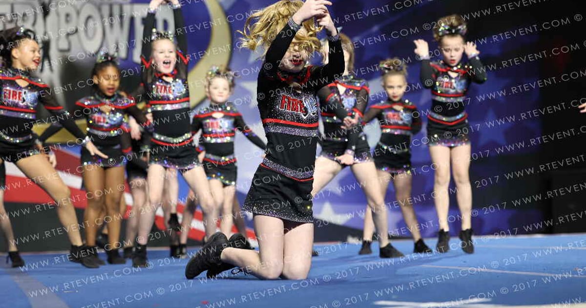 Fire and Ice Allstars Hot Tamales · American Cheer Power Columbus Grand Nationals