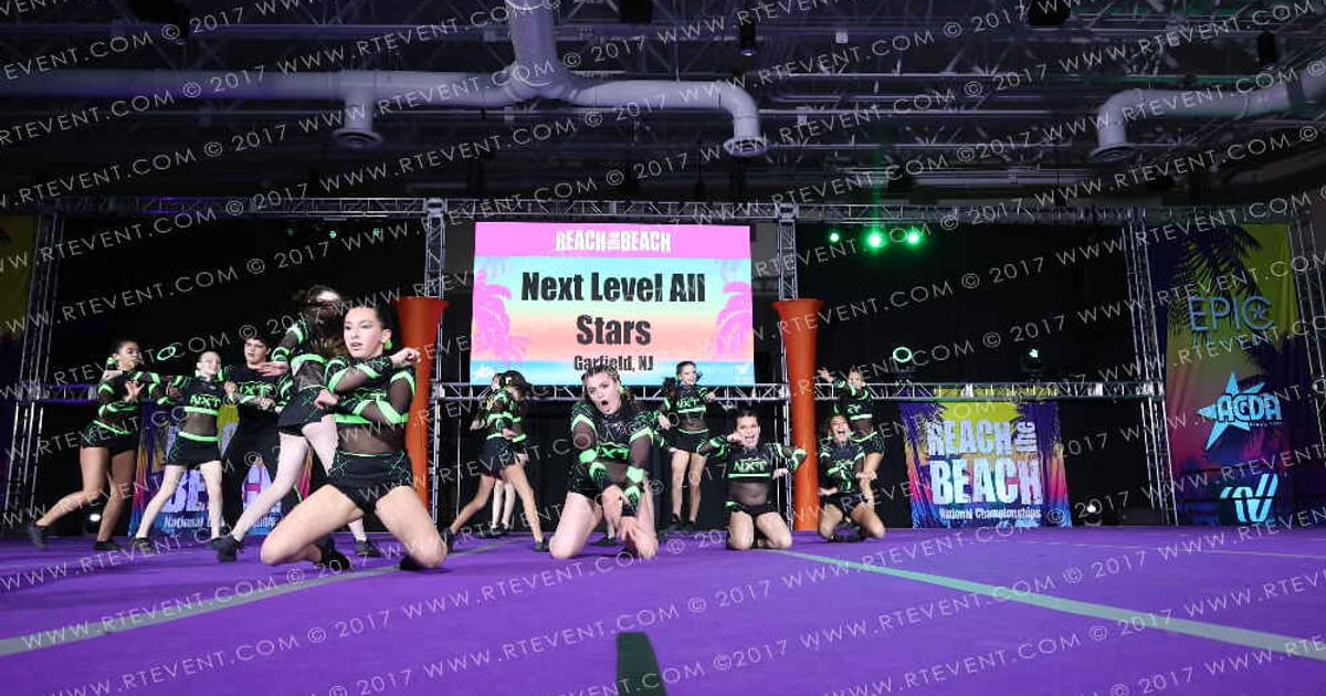 Next Level All Stars Storm · ACDA Reach the Beach Ocean City Grand Nationals DIDII AllStar