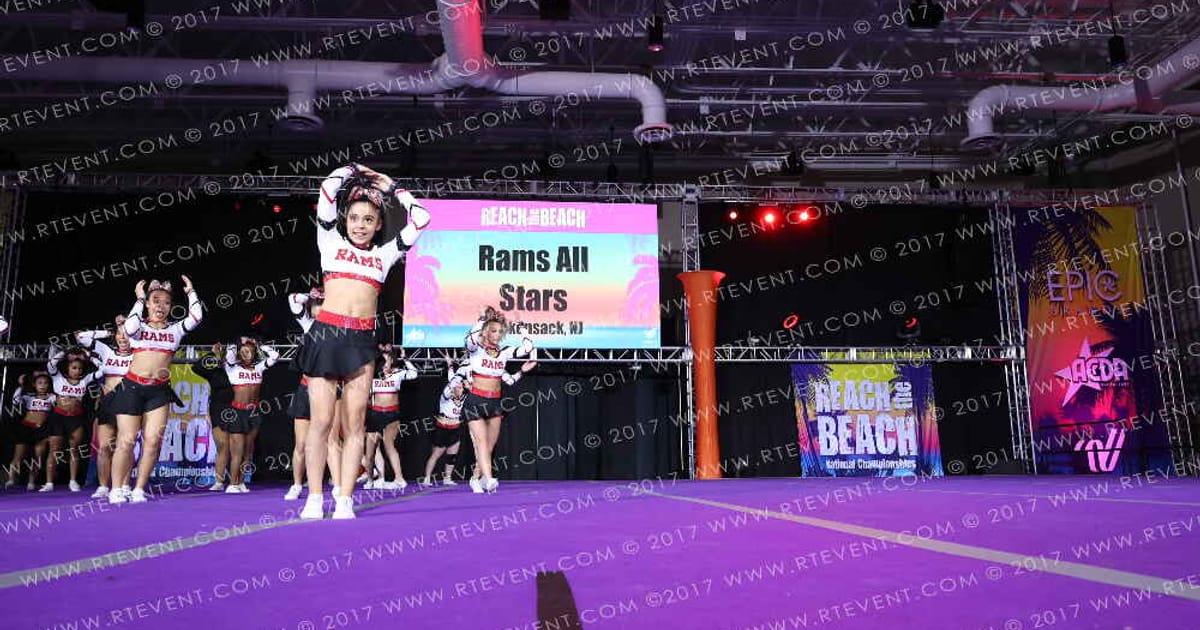 RAMS All Stars INFERNO · ACDA Reach the Beach Ocean City Grand Nationals DIDII AllStar
