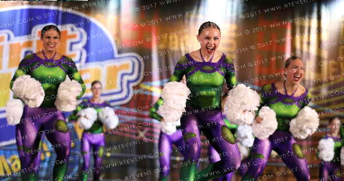 Dance Mania Senior Pom Large · All American