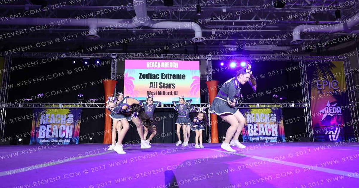Zodiacs Extreme All Stars Apollo · ACDA Reach the Beach Ocean City Grand Nationals DIDII AllStar