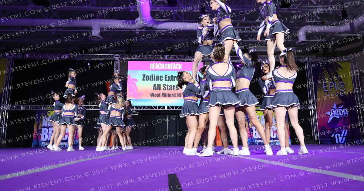 Zodiacs Extreme All Stars ALPHA · ACDA Reach the Beach Ocean City Grand Nationals DIDII AllStar