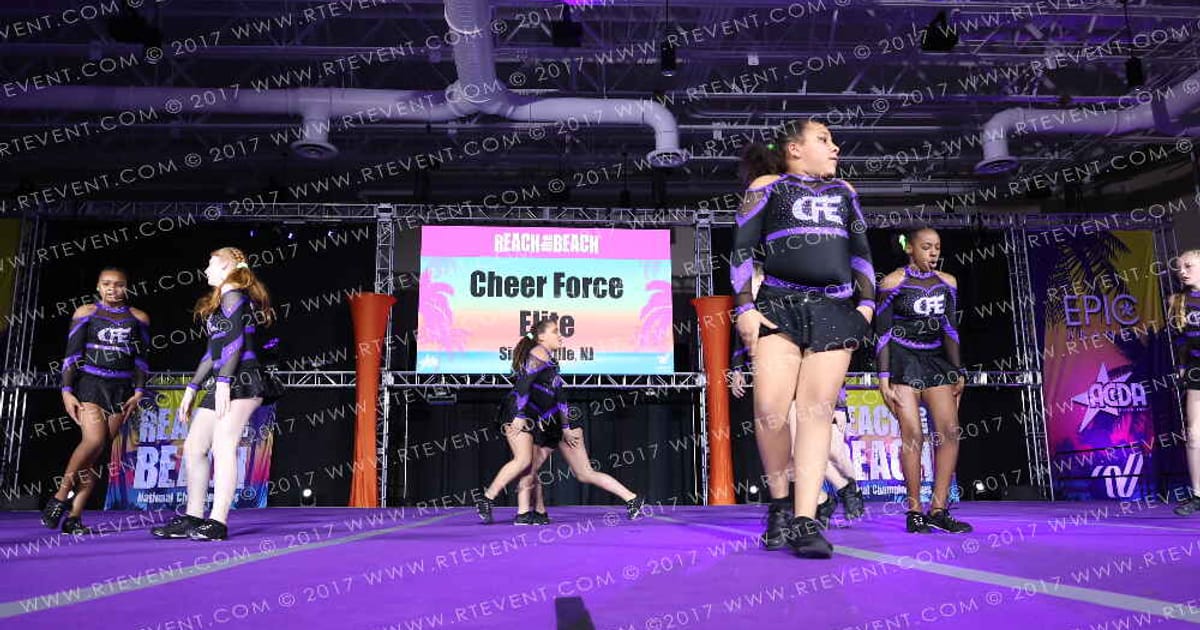 Cheer Force Elite Wicked Queens · ACDA Reach the Beach Ocean City Grand Nationals DIDII AllStar