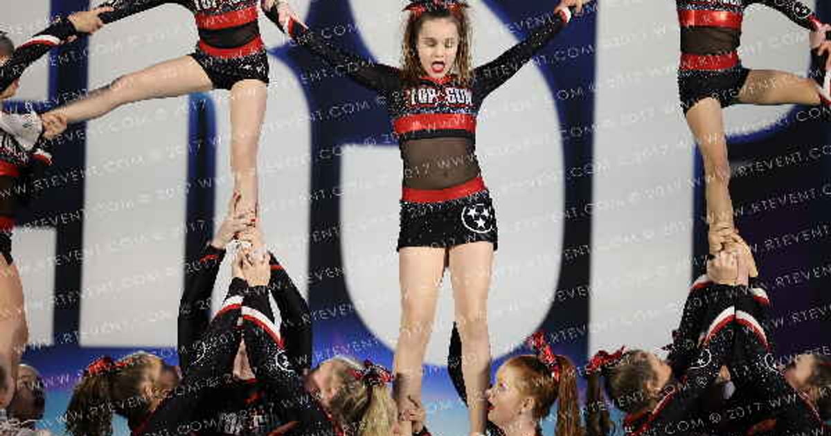 Top Gun Cheerleading Academy Black Angels · CHEERSPORT Chattanooga Classic DIDII