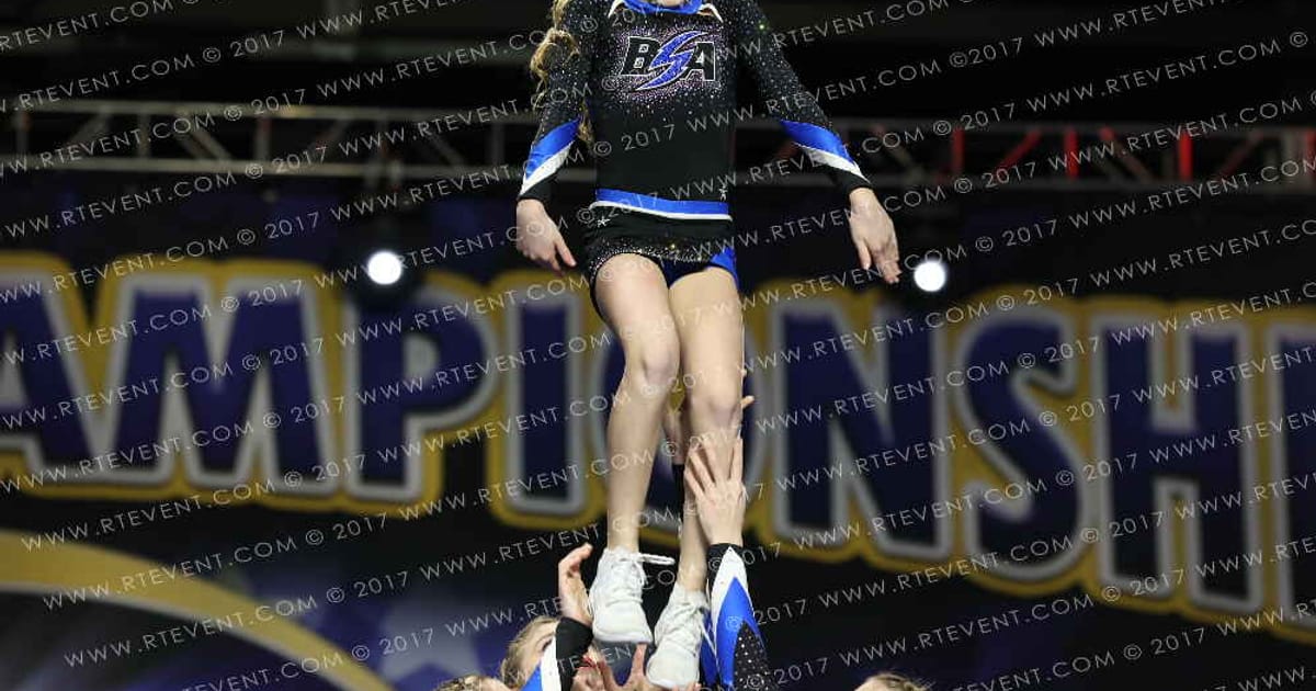 Blue Storm Athletics GLACIER GIRLS · American Cheer Power Columbus Grand Nationals