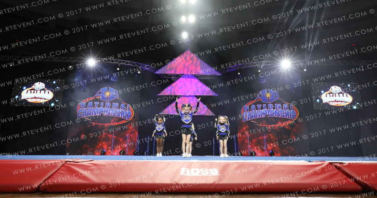 Cheer Athletics St. Louis Periwinkle Kittens · Americas Best Kansas City Grand Nationals