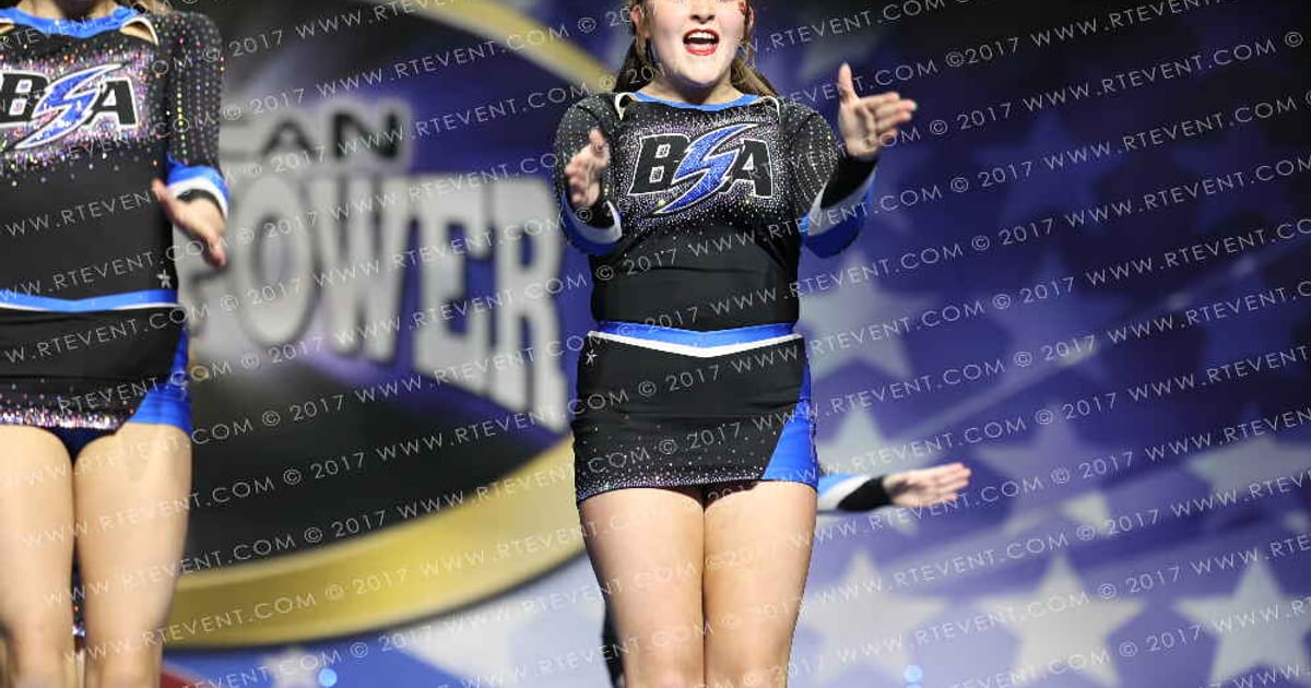 Blue Storm Athletics LADY VORTEX · American Cheer Power Columbus Grand Nationals