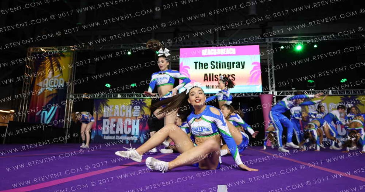The Stingray Allstars X-Rays · ACDA Reach the Beach Ocean City Grand Nationals DIDII AllStar