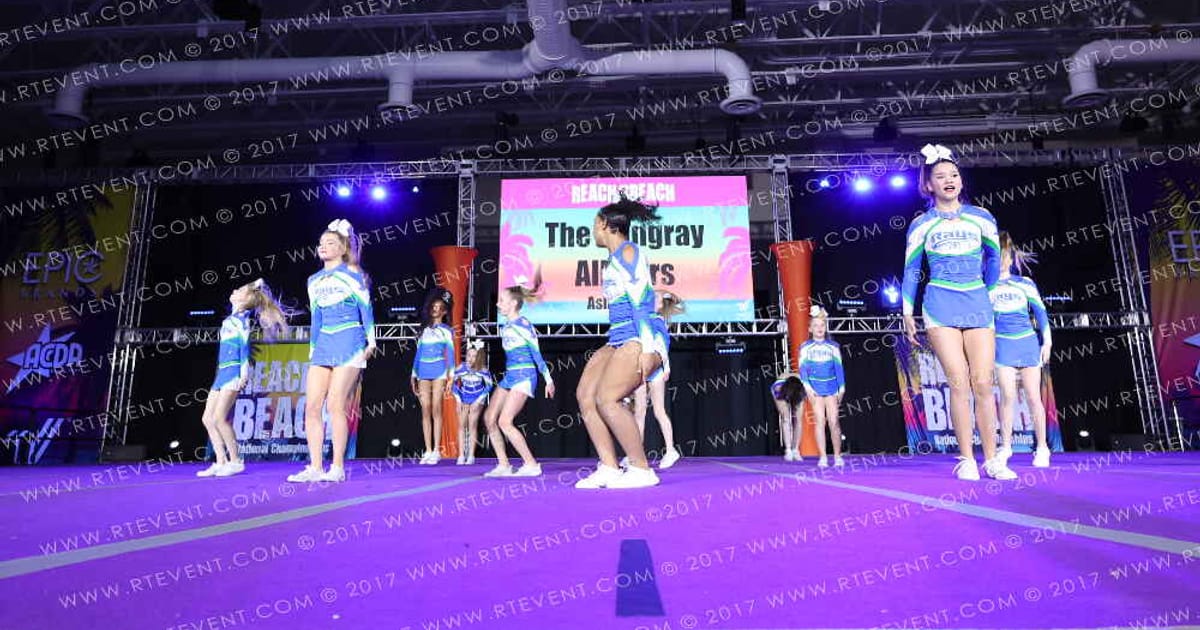 The Stingray Allstars Gemini · ACDA Reach the Beach Ocean City Grand Nationals DIDII AllStar