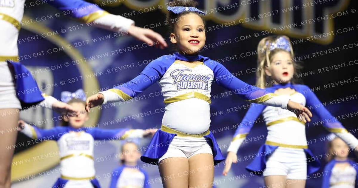 Famous Superstars SPARKLES · American Cheer Power Columbus Grand Nationals
