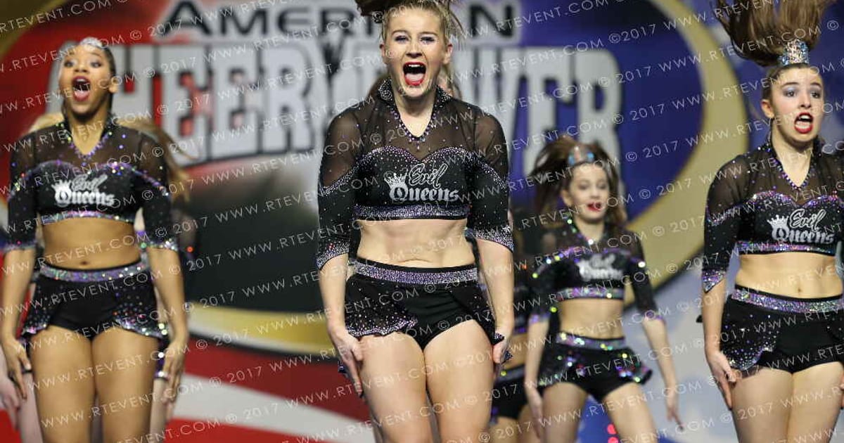 Rocket Cheer Evil Queens · American Cheer Power Columbus Grand Nationals